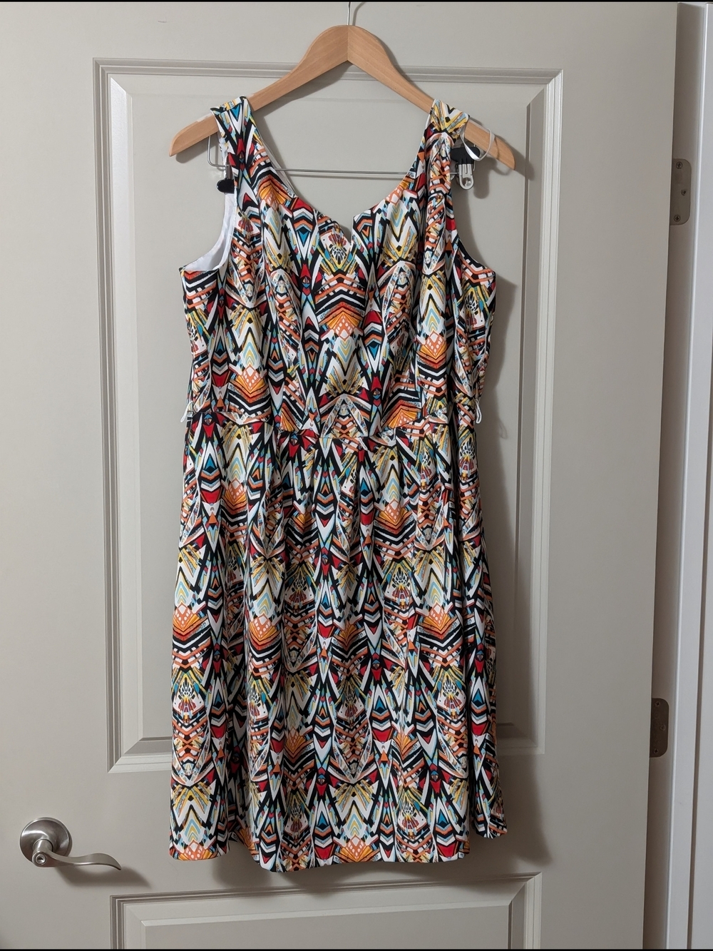 Alyx Multicolor Geometric Print Dress